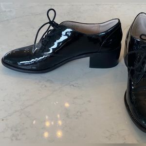 Louise et Cie Finch Black Patent Leather Oxfords-NWT